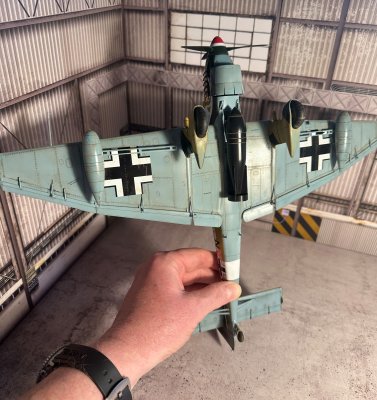 06 Stuka In Hanger - Professional trumpeter_ju_87 photography by Paul Caldwell