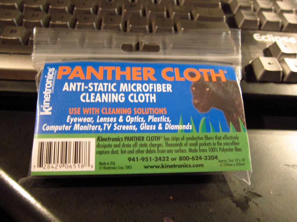 Kinetronics Panther cloth in package