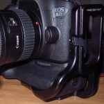 Side view of Canon 6D with RRS 5D MKII L bracket installed