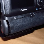 Back shot of RRS 5D MKII grip installed on Canon 6D