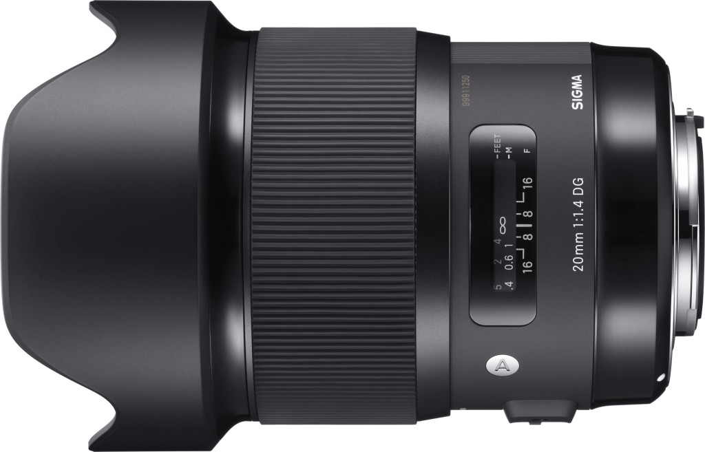 Sigma 20mm F 1.4 Art lens 