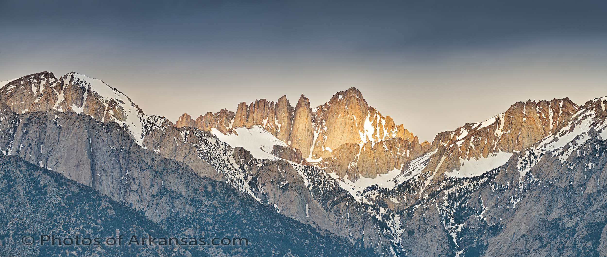 cw Close up no2 of Mt Whitney X-T2 4 part pano
